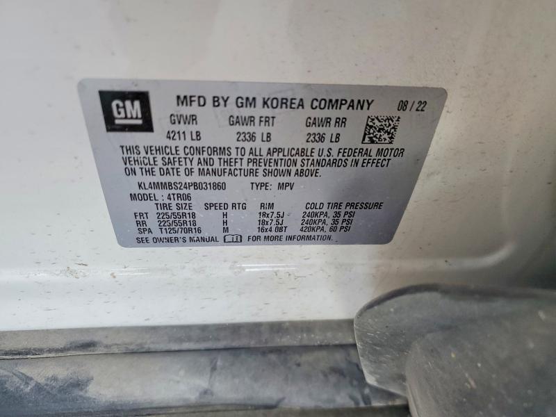 2023 Buick Encore Gx მანქანა იყიდება აუქციონზე, vin: KL4MMBS24PB031860, აუქციონის ნომერი: 96688425