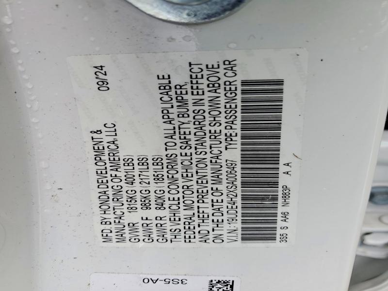 Продаж на аукціоні авто 2025 Acura Integra, vin: 19UDE4H2XSA006497, номер лоту: 99766315