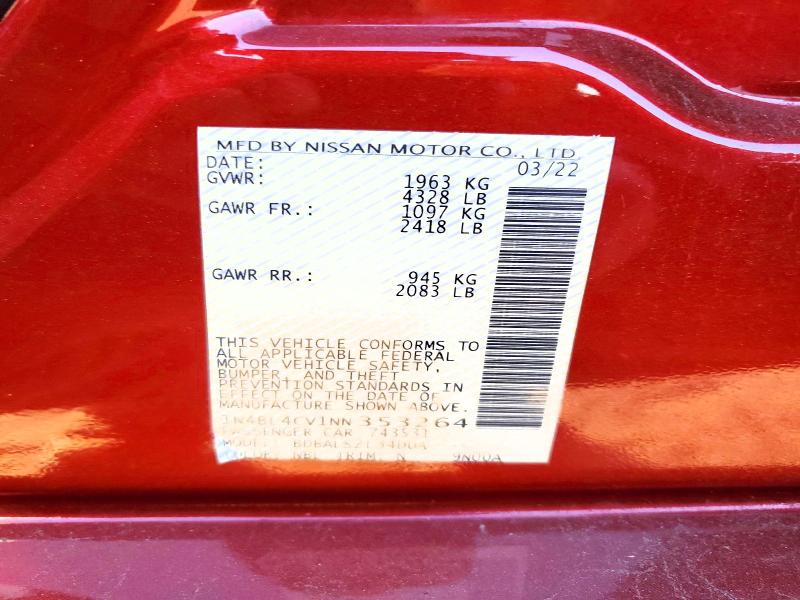 Продаж на аукціоні авто 2022 Niss Altima, vin: 1N4BL4CV1NN353264, номер лоту: 75256105