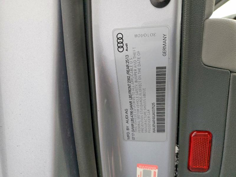 Продажа на аукционе авто 2018 Audi A4, vin: WAUENAF4XJA037525, номер лота: 74106205