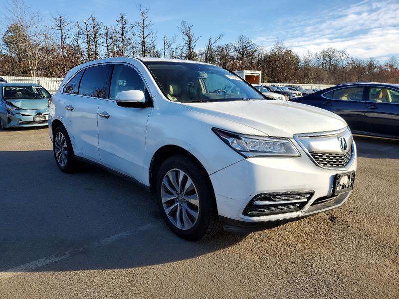 72358155 :رقم المزاد ، 5FRYD4H4XEB003176 vin ، 2014 Acura Mdx مزاد بيع