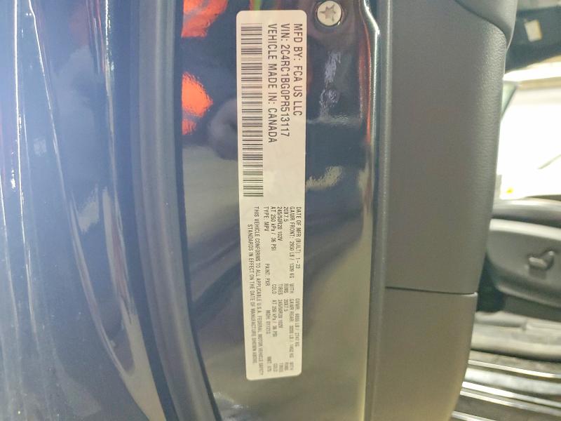 98590395 :رقم المزاد ، 2C4RC1BG0PR513117 vin ، 2023 Chrysler Pacifica مزاد بيع