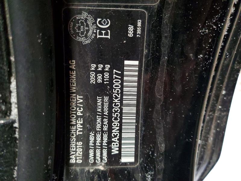 Aukcja sprzedaży 2016 Bmw 428, vin: WBA3N9C53GK250077, numer aukcji: 72414235