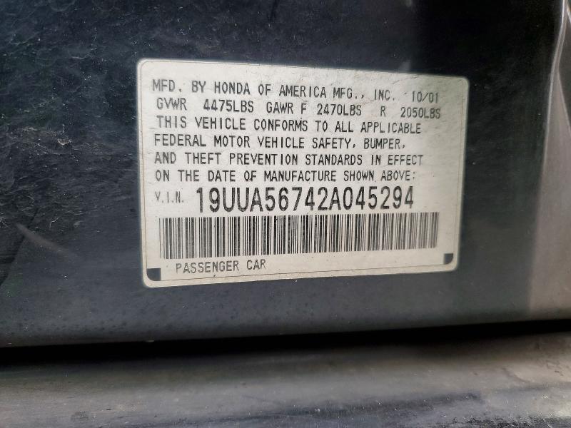 Продажа на аукционе авто 2002 Acura 3.2tl, vin: 19UUA56742A045294, номер лота: 98713675