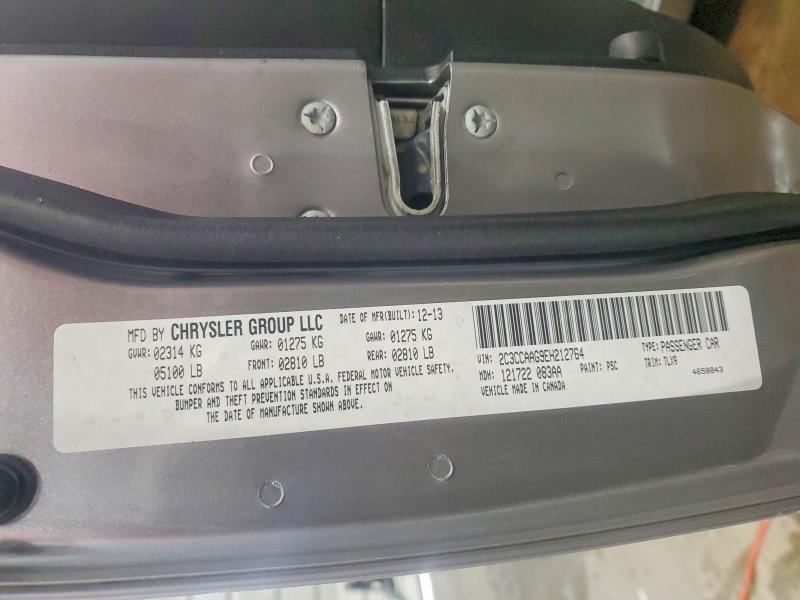 Aukcja sprzedaży 2014 Chrysler 300, vin: 2C3CCAAG9EH212764, numer aukcji: 75073235