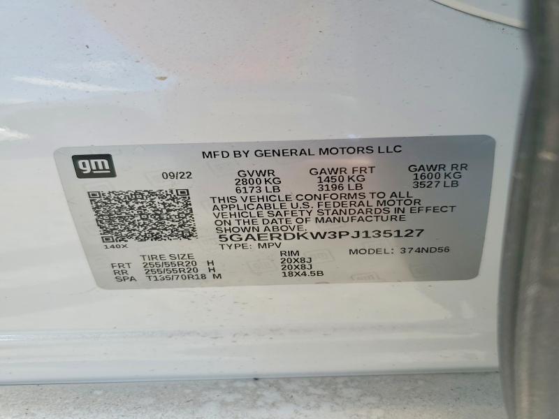 Aukcja sprzedaży 2023 Buick Enclave Av, vin: 5GAERDKW3PJ135127, numer aukcji: 97678615