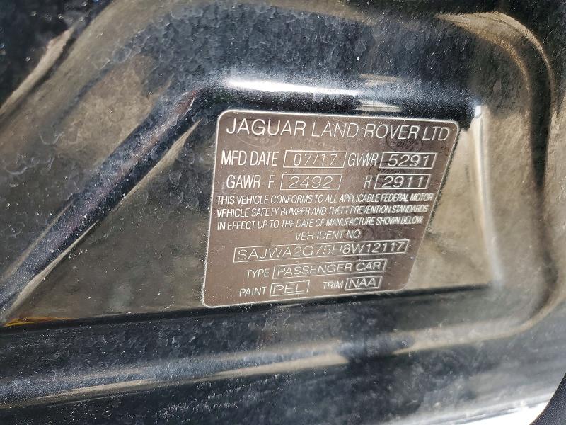 Продаж на аукціоні авто 2017 Jaguar Xjl Portfo, vin: SAJWA2G75H8W12117, номер лоту: 72196615