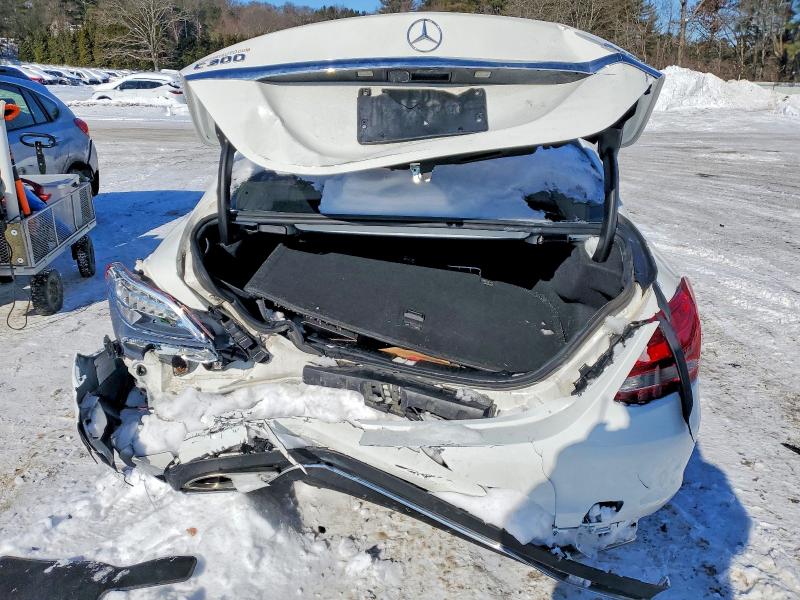 2018 Mercedes-benz C მანქანა იყიდება აუქციონზე, vin: WDDWF4KB1JR370875, აუქციონის ნომერი: 74695405