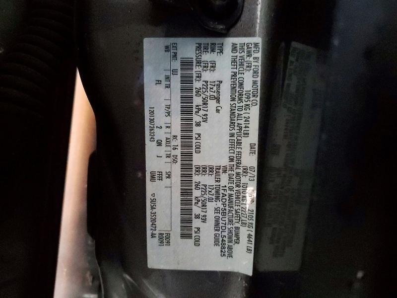 99114395 :رقم المزاد ، 1FADP5BU7DL548825 vin ، 2013 Ford C-max Sel مزاد بيع