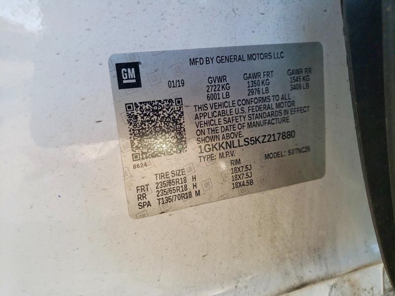 Продажа на аукционе авто 2019 Gmc Acadia, vin: 1GKKNLLS5KZ217880, номер лота: 98264865