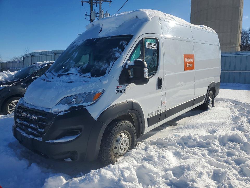 74449535 :رقم المزاد ، 3C6LRVDGXRE155125 vin ، 2024 Ram Promaster 2500 مزاد بيع