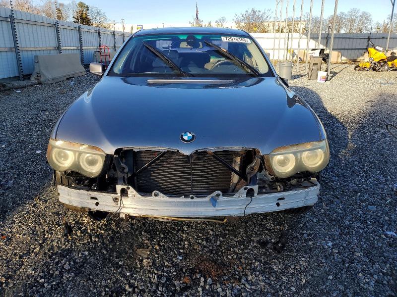 Aukcja sprzedaży 2005 Bmw 745 Li, vin: WBAGN63555DS59543, numer aukcji: 72916105