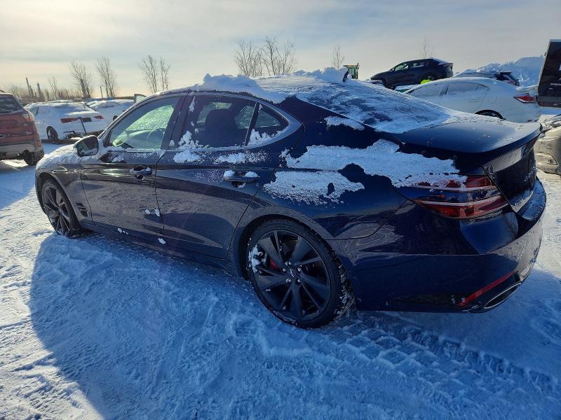 2022 Genesis G70 მანქანა იყიდება აუქციონზე, vin: KMTG54TEXNU084330, აუქციონის ნომერი: 97663455