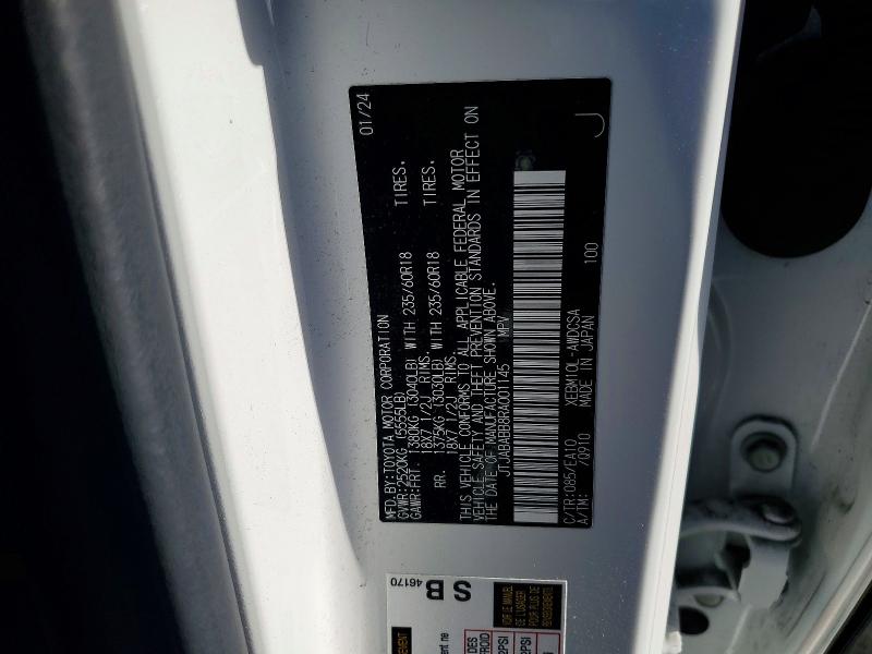 Aukcja sprzedaży 2024 Lexus Rz, vin: JTJABABB8RA001145, numer aukcji: 74905605