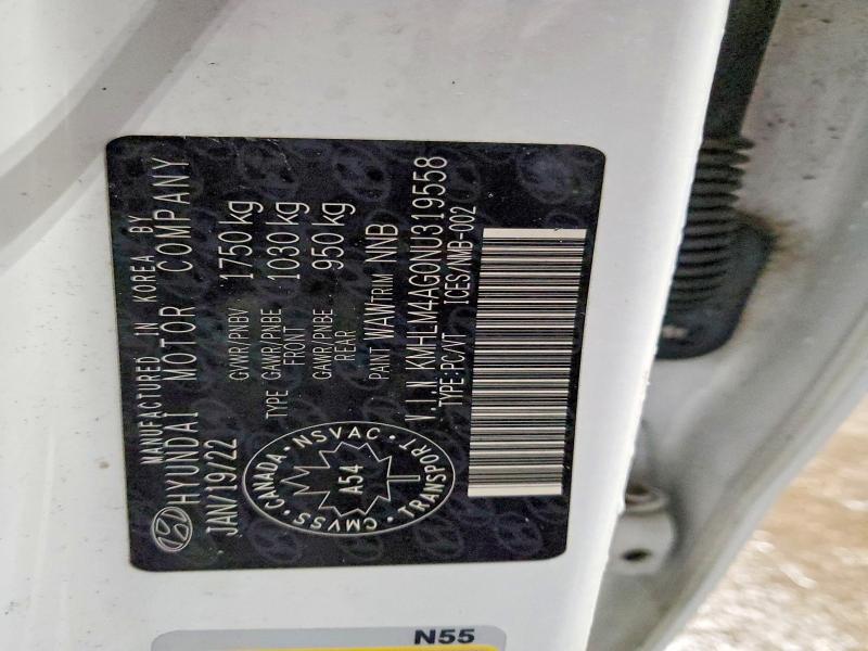 Aukcja sprzedaży 2022 Hyundai Elantra, vin: KMHLM4AG0NU319558, numer aukcji: 72381005