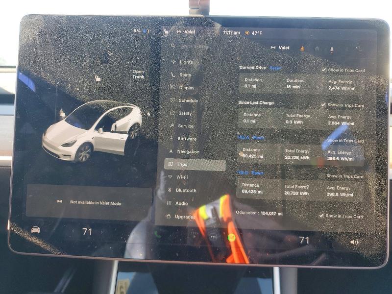 Продажа на аукционе авто 2020 Tesla Model Y, vin: 5YJYGDEE7LF007186, номер лота: 97218925