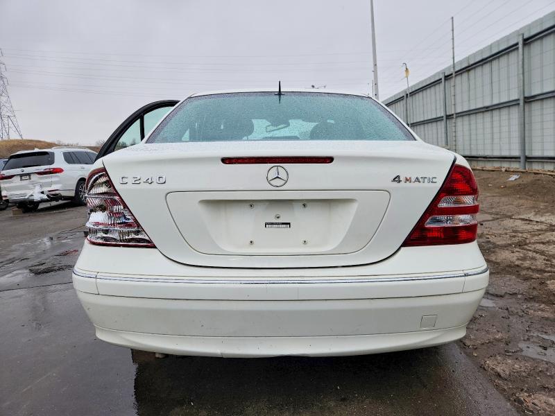 Aukcja sprzedaży 2005 Mercedes-benz C 240 4mat, vin: WDBRF81J25F644498, numer aukcji: 72225955