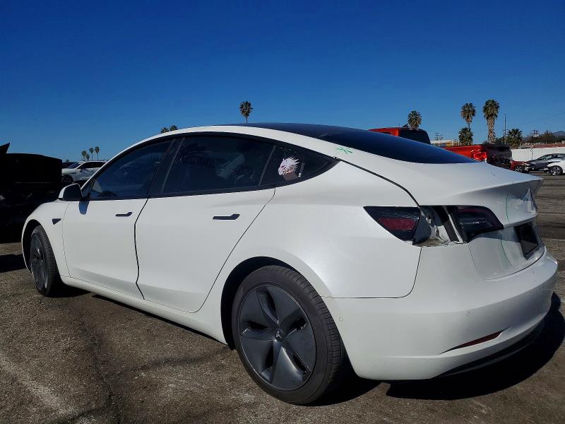74684785 :رقم المزاد ، 5YJ3E1EB6MF859048 vin ، 2021 Tesla Model 3 مزاد بيع