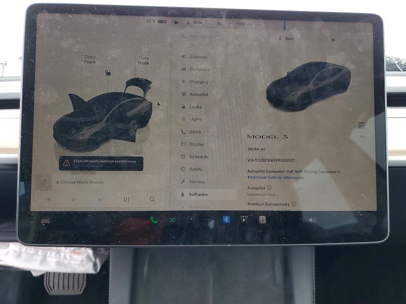 Продаж на аукціоні авто 2023 Tesla Model 3, vin: 5YJ3E1EA5PF555527, номер лоту: 98252755