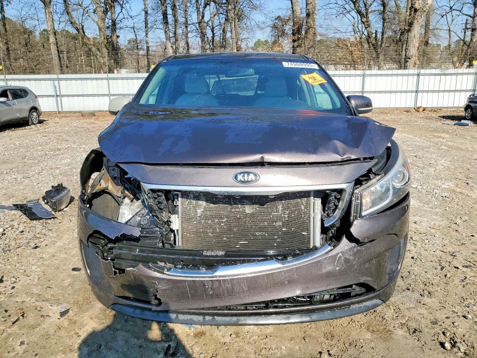 Aukcja sprzedaży 2016 Kia Sedona, vin: KNDMB5C11G6163924, numer aukcji: 74969995