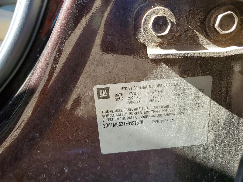 Продаж на аукціоні авто 2015 Cadillac Xts, vin: 2G61M5S31F9197579, номер лоту: 75008965