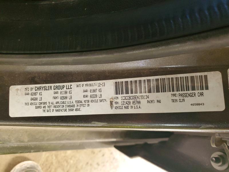 Продажа на аукционе авто 2014 Chrysler 200, vin: 1C3CCBCG5EN199134, номер лота: 73112795