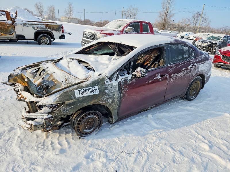 Aukcja sprzedaży 2013 Honda Civic Lx, vin: 2HGFB2E51DH033466, numer aukcji: 73861065