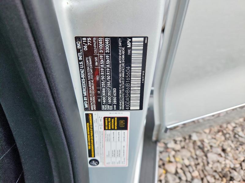 99946875 :رقم المزاد ، 4JGDA5HB6JB165604 vin ، 2018 Mercedes-benz Gle مزاد بيع