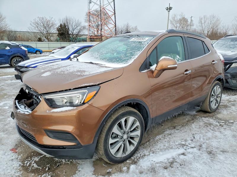2017 Buick Encore მანქანა იყიდება აუქციონზე, vin: KL4CJASB0HB076701, აუქციონის ნომერი: 72783095