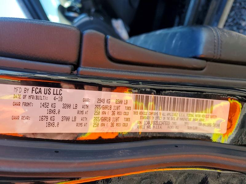 Продажа на аукционе авто 2018 Jeep Grand Cherokee, vin: 1C4RJFBG5JC347633, номер лота: 73667635