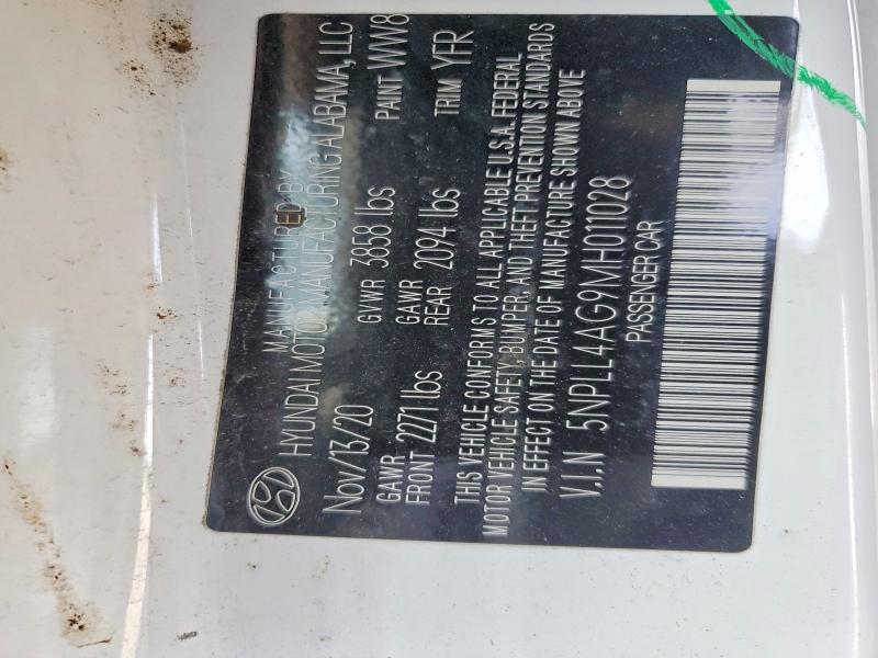 2021 Hyundai Elantra მანქანა იყიდება აუქციონზე, vin: 5NPLL4AG9MH011028, აუქციონის ნომერი: 73482805