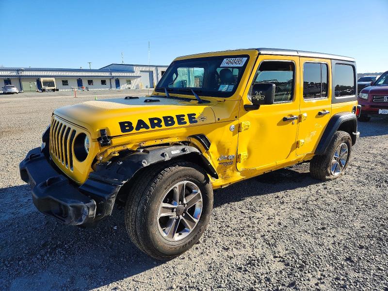 74648495 :رقم المزاد ، 1C4HJXDG3JW281354 vin ، 2018 Jeep Wrangler Unlimited مزاد بيع