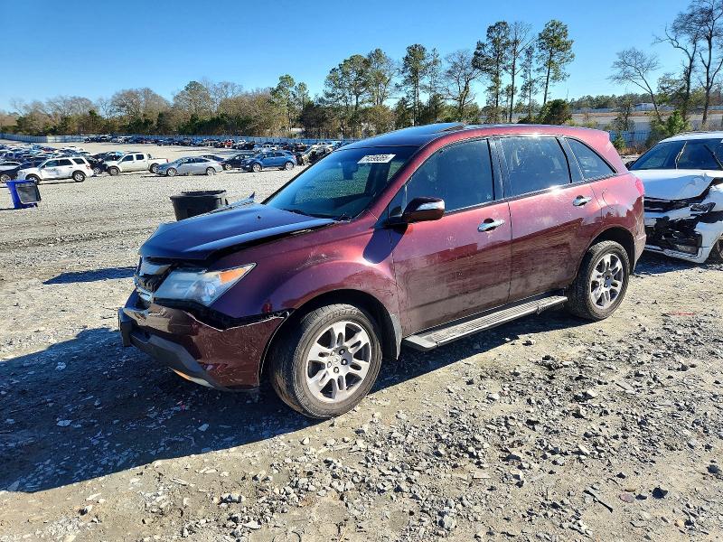 Auction sale of the 2009 Acura Mdx Techno, vin: 2HNYD286X9H507762, lot number: 74596365
