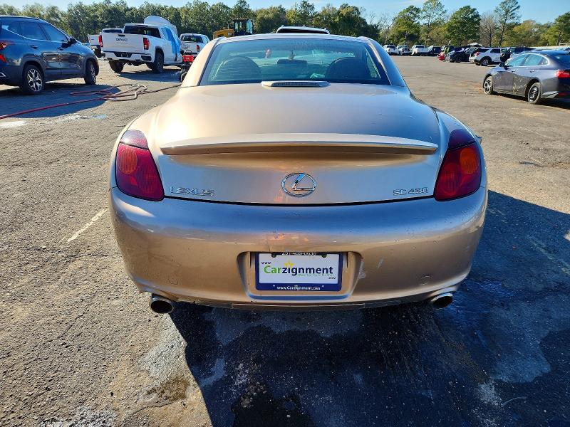 74634515 :رقم المزاد ، JTHFN48Y720023242 vin ، 2002 Lexus Sc 430 مزاد بيع