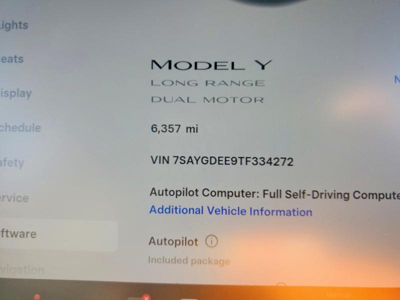 Aukcja sprzedaży 2026 Tesla Model Y, vin: 7SAYGDEE9TF334272, numer aukcji: 72494385