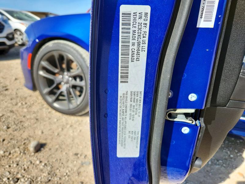 Aukcja sprzedaży 2021 Dodge Charger Sc, vin: 2C3CDXGJ9MH648743, numer aukcji: 98902335