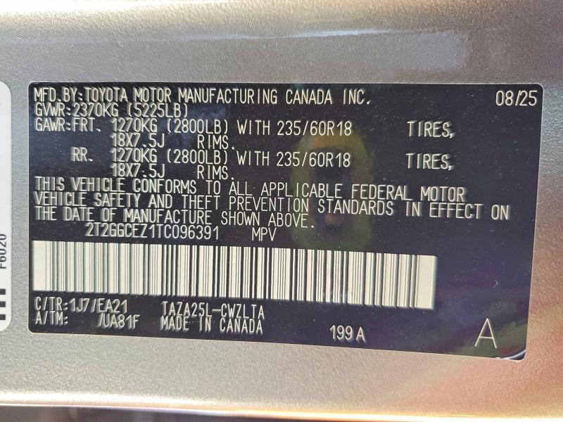 Продажа на аукционе авто 2026 Lexus Nx 350 Pre, vin: 2T2GGCEZ1TC096391, номер лота: 74484245