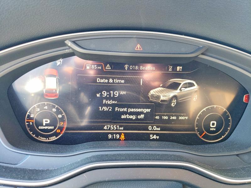 2019 Audi Q5 მანქანა იყიდება აუქციონზე, vin: WA1BNAFYXK2098730, აუქციონის ნომერი: 99229605