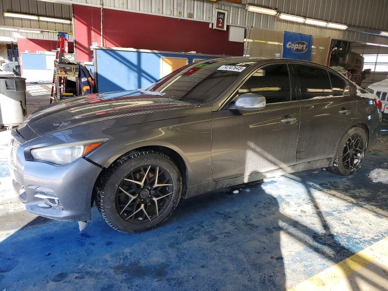 2014 Infiniti Q50 მანქანა იყიდება აუქციონზე, vin: JN1BV7AR6EM680876, აუქციონის ნომერი: 74747645