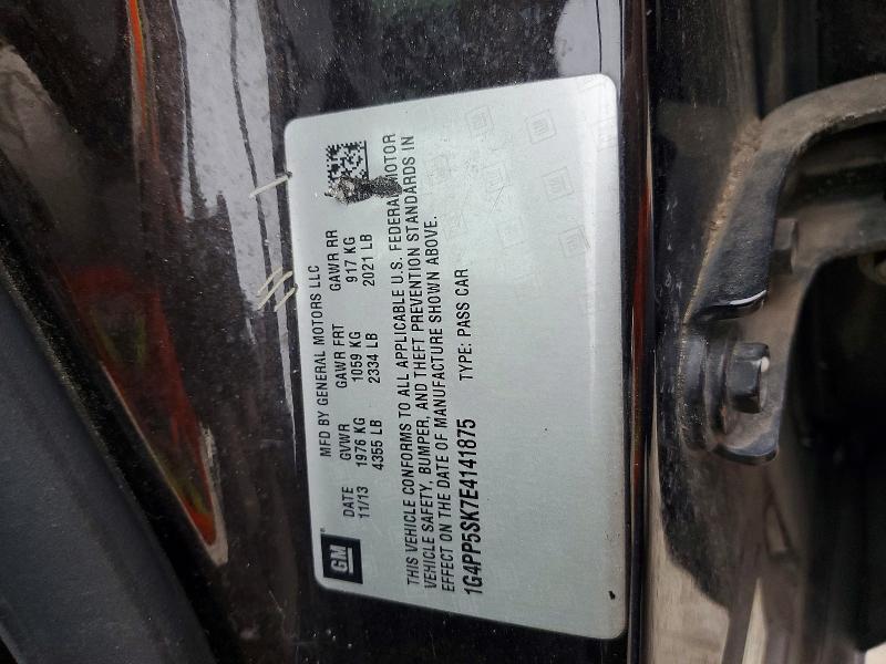 2014 Buick Verano მანქანა იყიდება აუქციონზე, vin: 1G4PP5SK7E4141875, აუქციონის ნომერი: 74088745