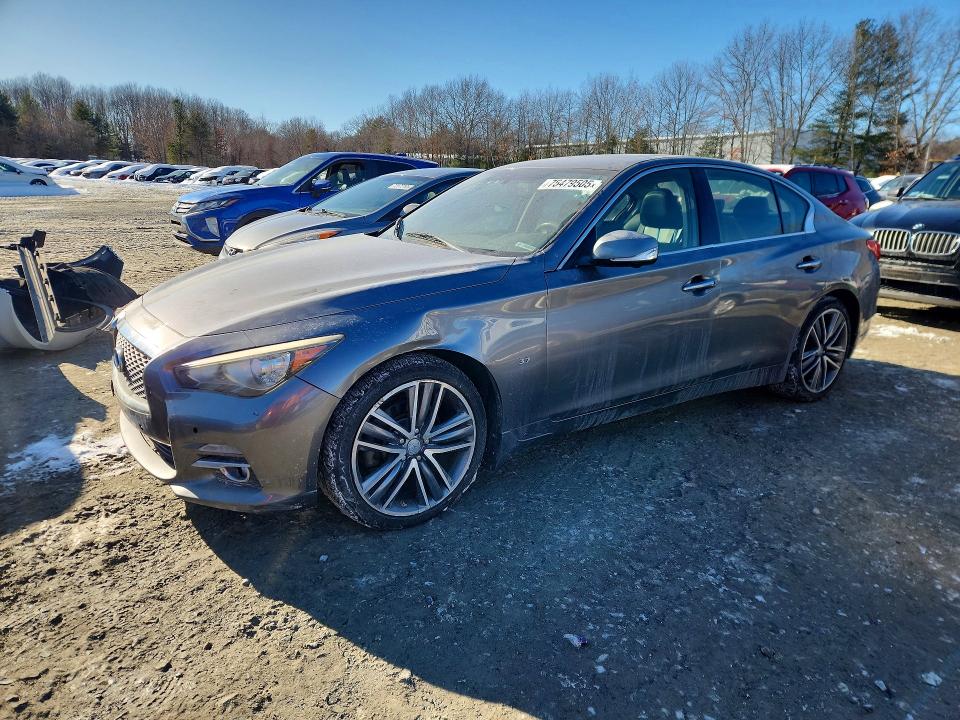 2014 Infiniti Q50 Base მანქანა იყიდება აუქციონზე, vin: JN1BV7AR8EM695895, აუქციონის ნომერი: 75479505