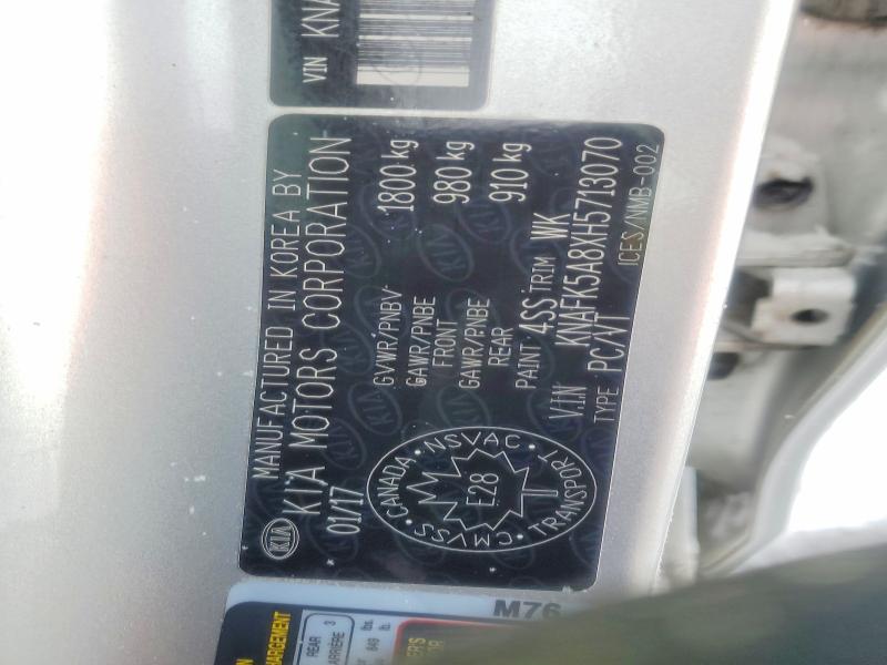 Aukcja sprzedaży 2017 Kia Forte Lx, vin: KNAFK5A8XH5713070, numer aukcji: 74769595