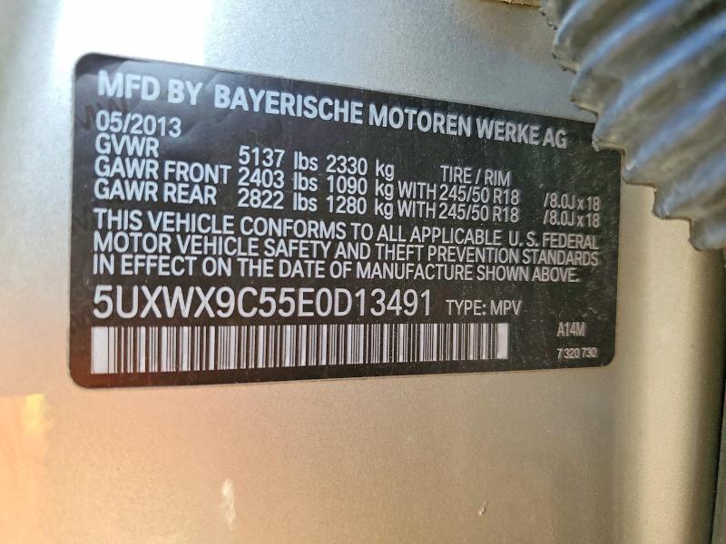 Aukcja sprzedaży 2014 Bmw X3, vin: 5UXWX9C55E0D13491, numer aukcji: 73221855