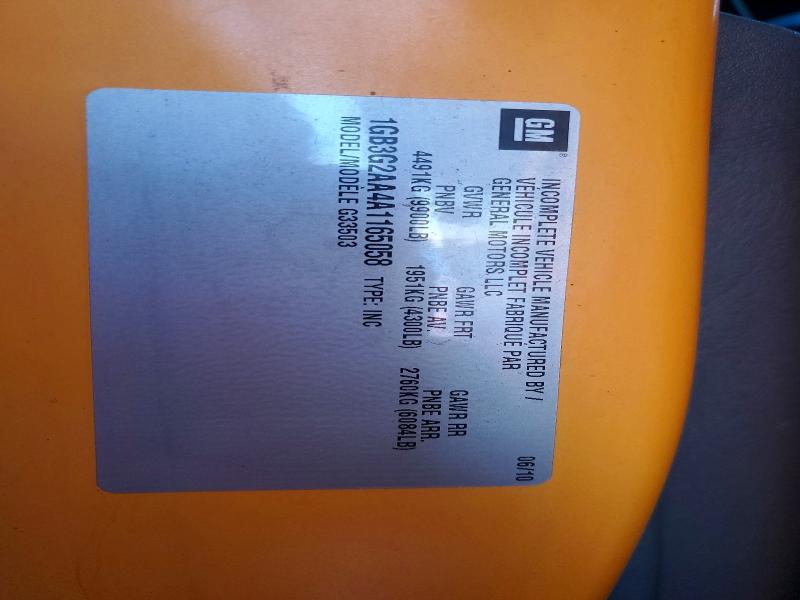 Auction sale of the 2010 Chevrolet Express G3, vin: 1GB3G2AA4A1165058, lot number: 90954135