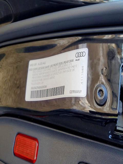 Aukcja sprzedaży 2021 Audi A5, vin: WAUFACF54MA008384, numer aukcji: 74444615