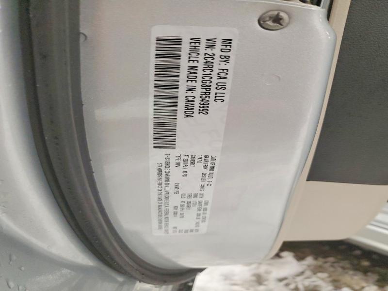 Продажа на аукционе авто 2023 Chrysler Voyager, vin: 2C4RC1CG8PR549992, номер лота: 73111605