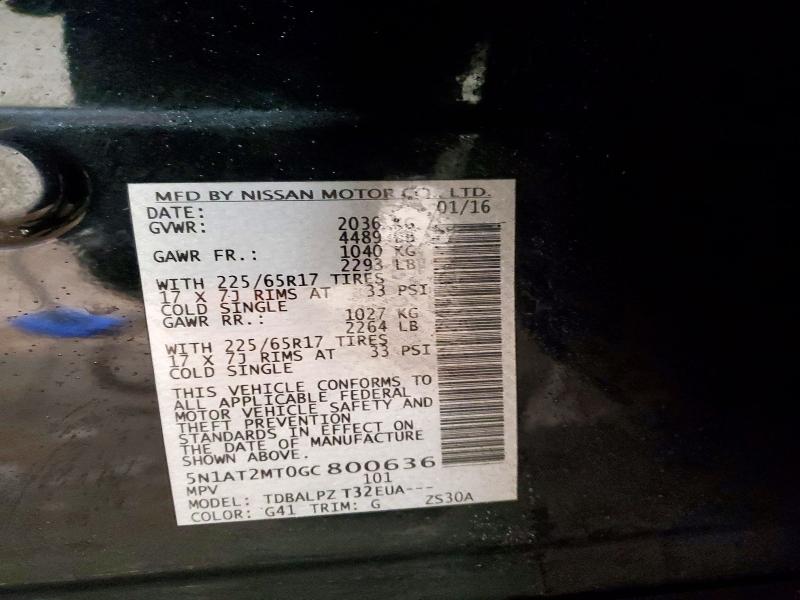 Продаж на аукціоні авто 2016 Nissan Rogue S, vin: 5N1AT2MT0GC800636, номер лоту: 74192935