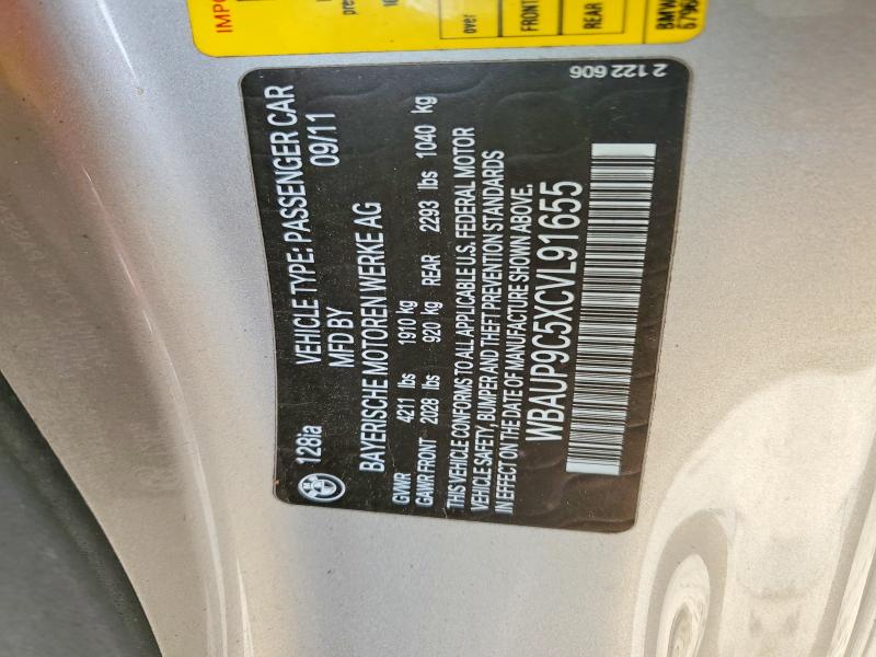 Aukcja sprzedaży 2012 Bmw 128, vin: WBAUP9C5XCVL91655, numer aukcji: 98857975