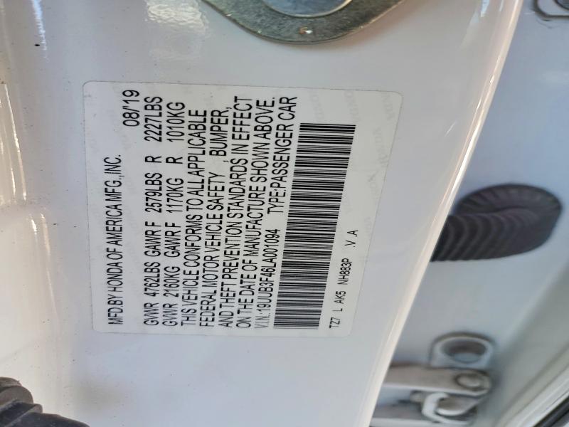 Продаж на аукціоні авто 2020 Acura Tlx, vin: 19UUB3F46LA001094, номер лоту: 75258055