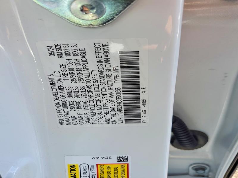 Aukcja sprzedaży 2025 Honda Cr-v, vin: 7FARS5H80SE000355, numer aukcji: 74815665